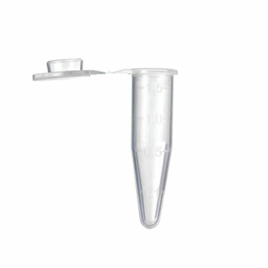 Graduated Eppendorf - Safe Lock, 1.5 ML Capacity, 500 Tubes